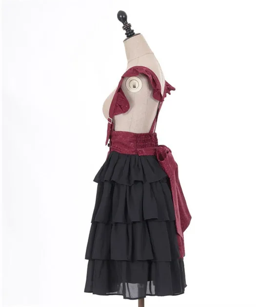Peony Embroidered Chinese Skirt