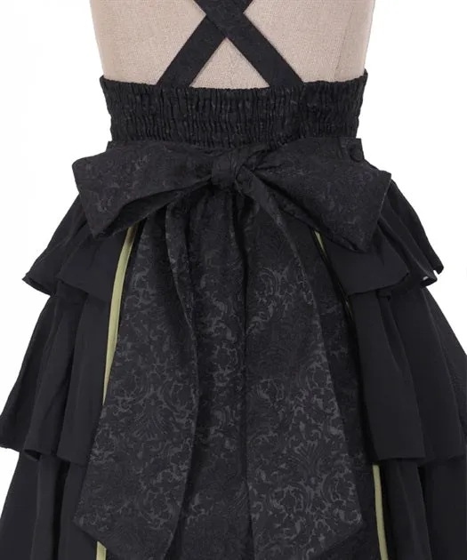 Peony Embroidered Chinese Skirt