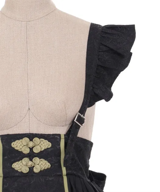 Peony Embroidered Chinese Skirt