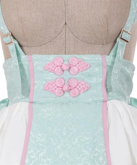 Peony Embroidered Chinese Skirt