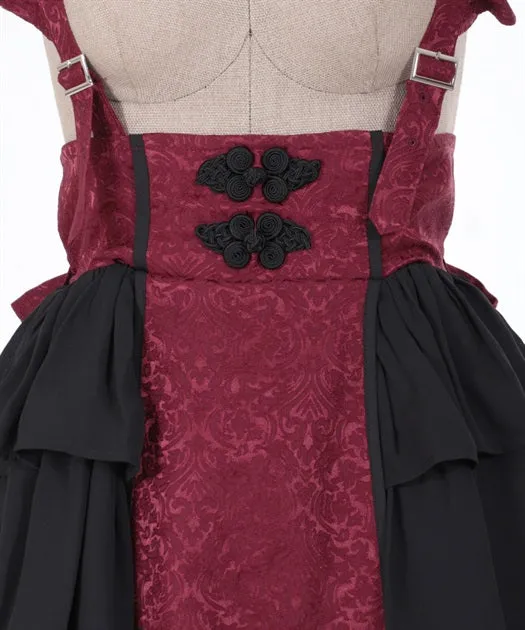 Peony Embroidered Chinese Skirt