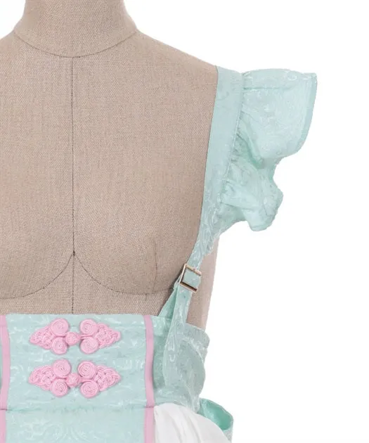 Peony Embroidered Chinese Skirt