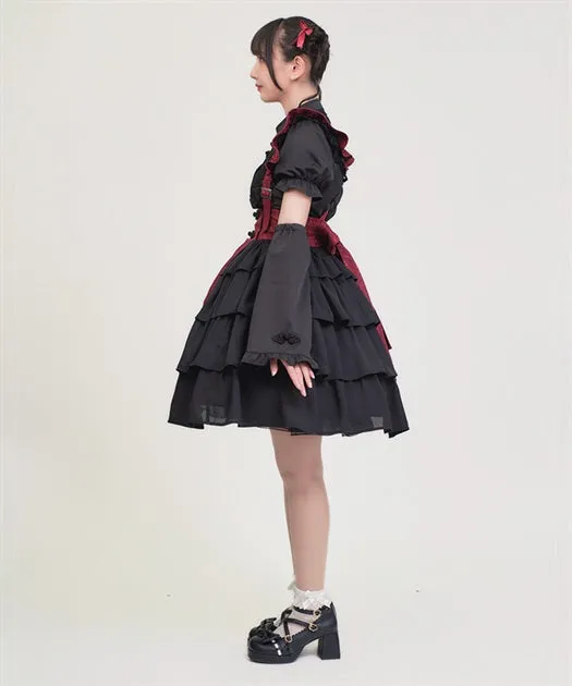 Peony Embroidered Chinese Skirt