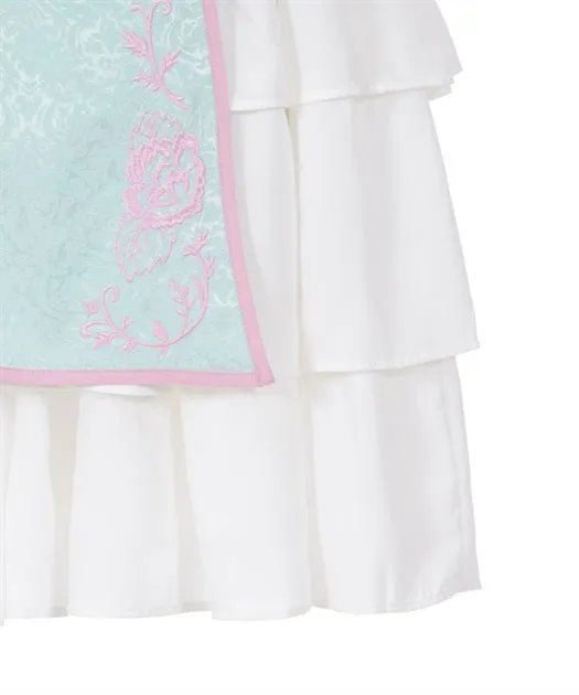Peony Embroidered Chinese Skirt