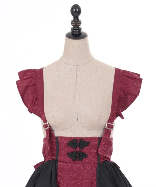 Peony Embroidered Chinese Skirt