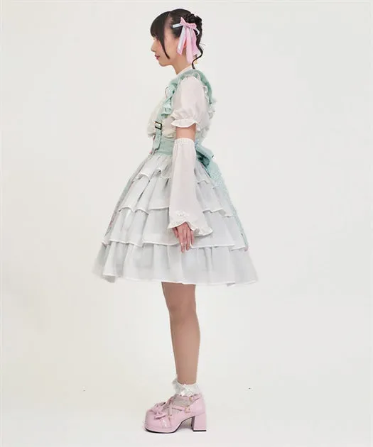 Peony Embroidered Chinese Skirt