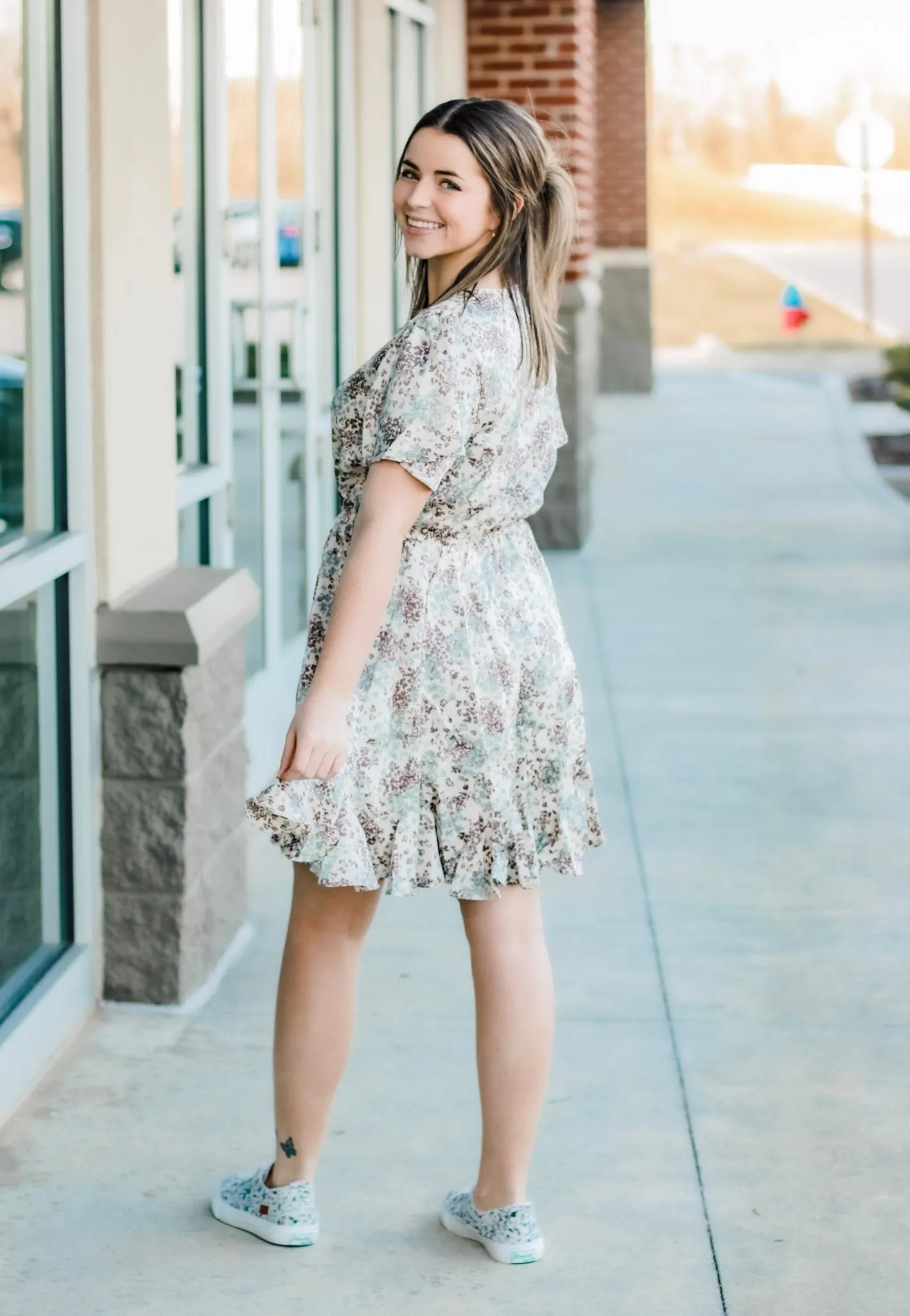 Picking Flowers Mini Dress