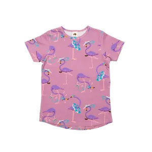 Pink Flamingo T-shirt - LAST ONE! 7-8 years