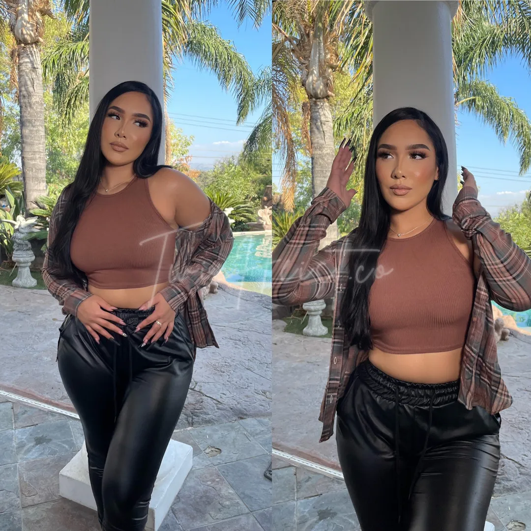Plaid Girl Top