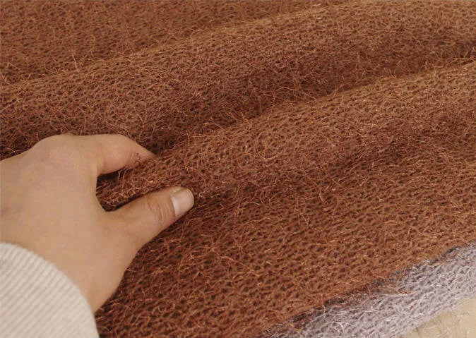 Polyester Hairy Sweater Knit Fabric - Choose From 6 Colors - 52" Wide - By the Yard v100-002