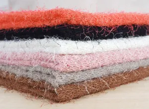 Polyester Hairy Sweater Knit Fabric - Choose From 6 Colors - 52" Wide - By the Yard v100-002
