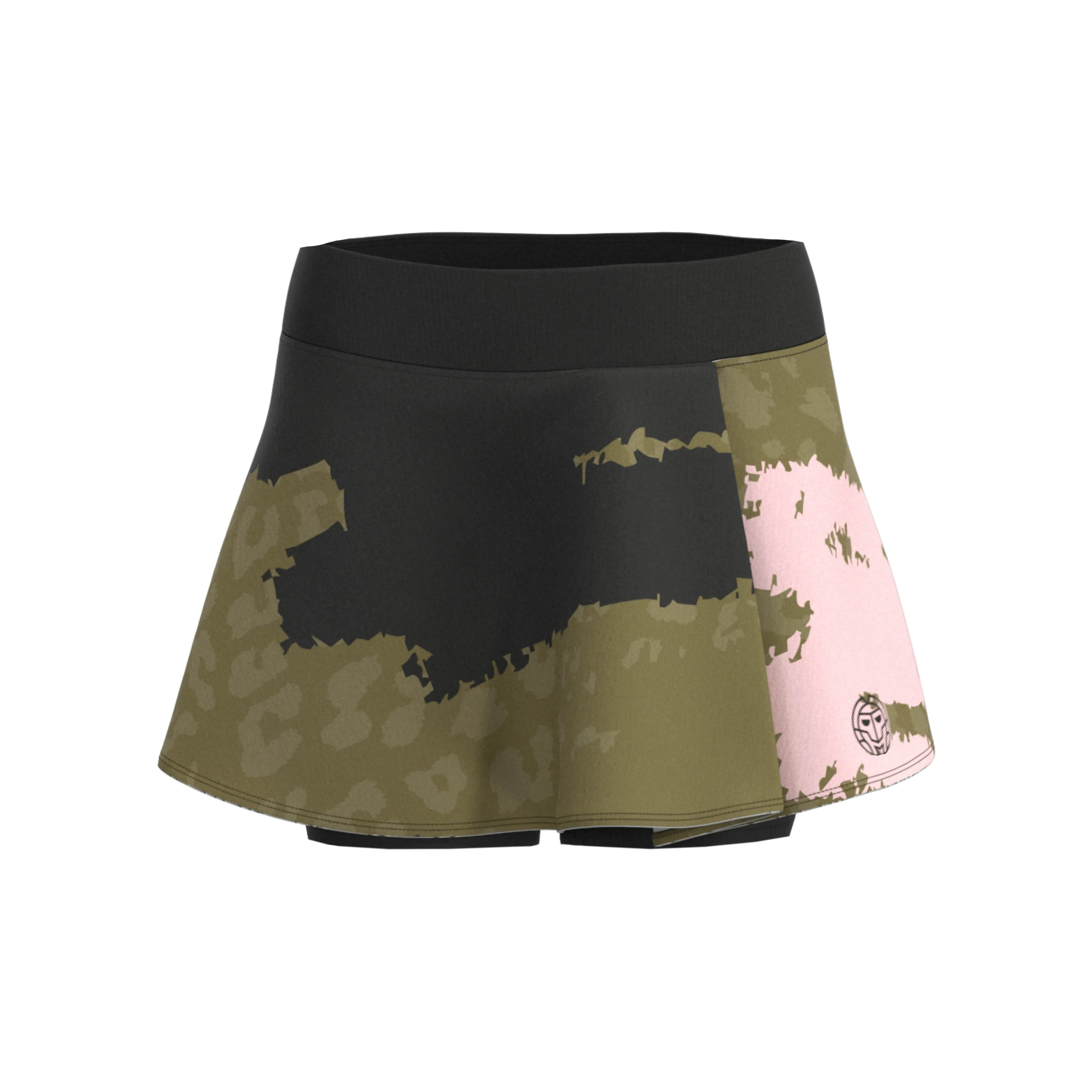 Printed Wavy Skirt