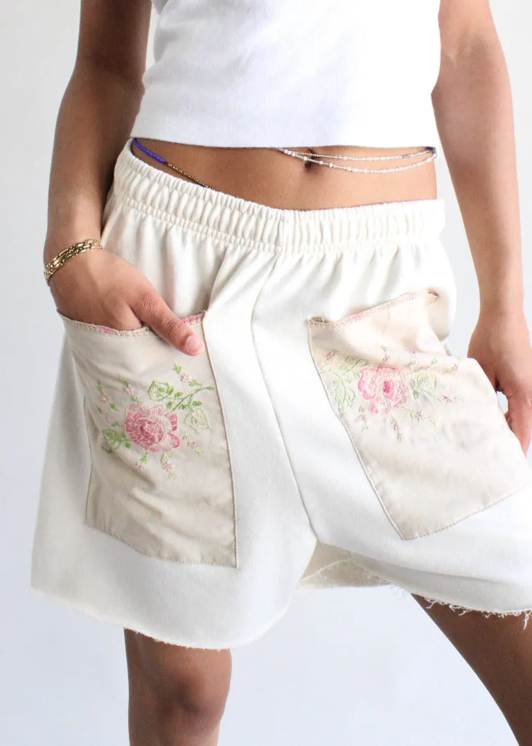 RCYCLD Sweat Short with Embroidered Front Pocket