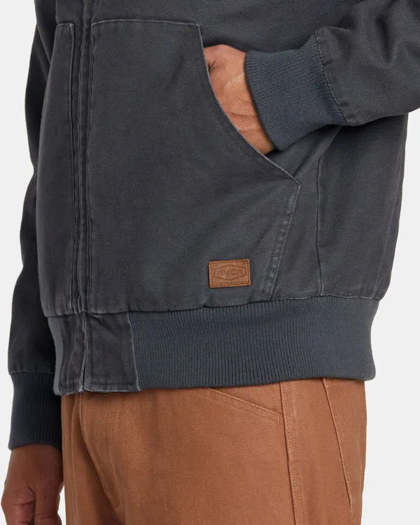 RVCA Mens Chainmail Sherpa Lined Jacket