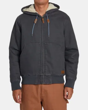 RVCA Mens Chainmail Sherpa Lined Jacket