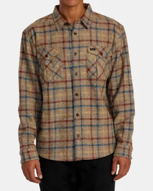 RVCA Mens Hughes Flannel Long Sleeve Shirt