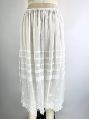 Sheer Cotton Skirt