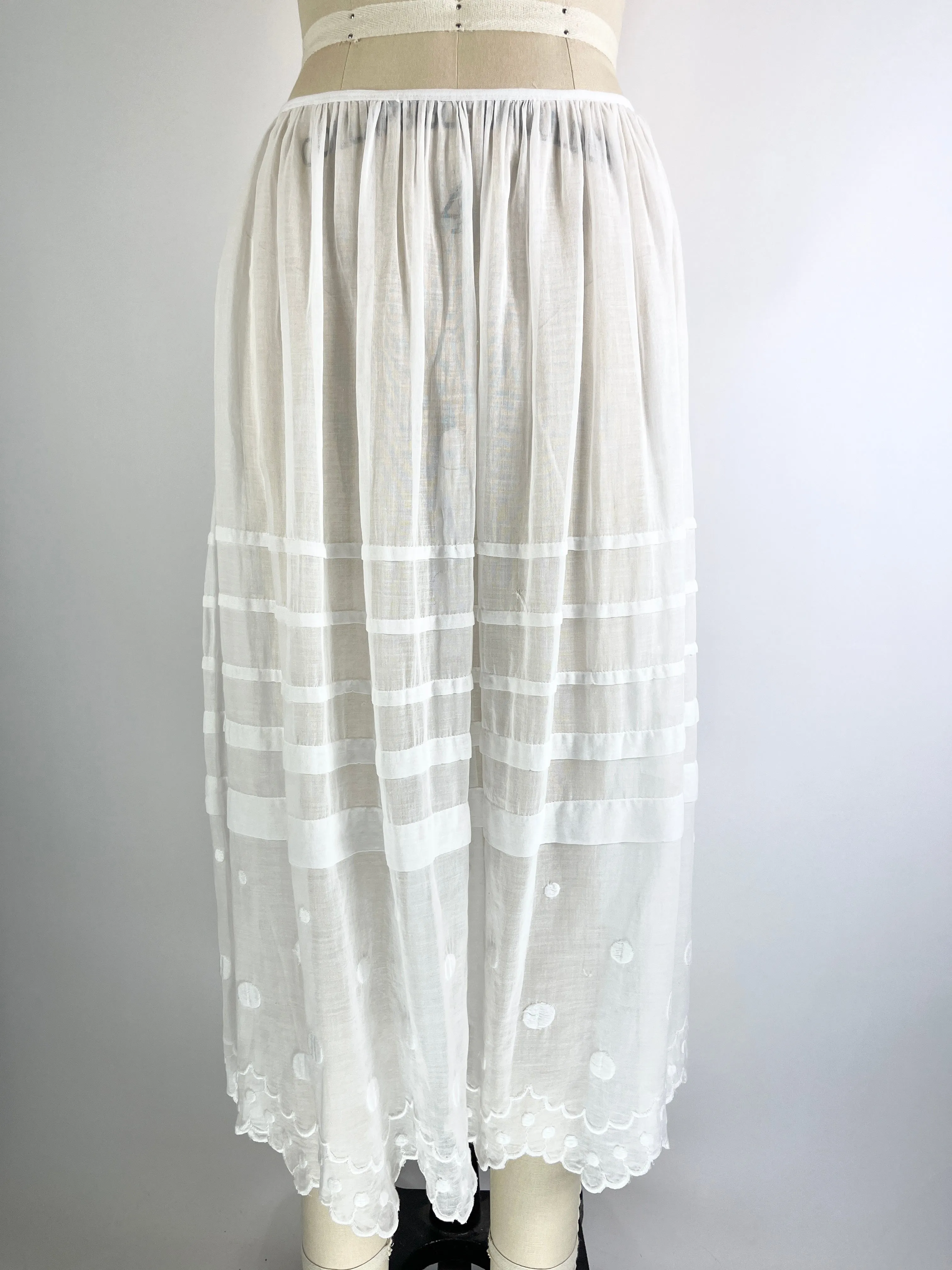Sheer Cotton Skirt