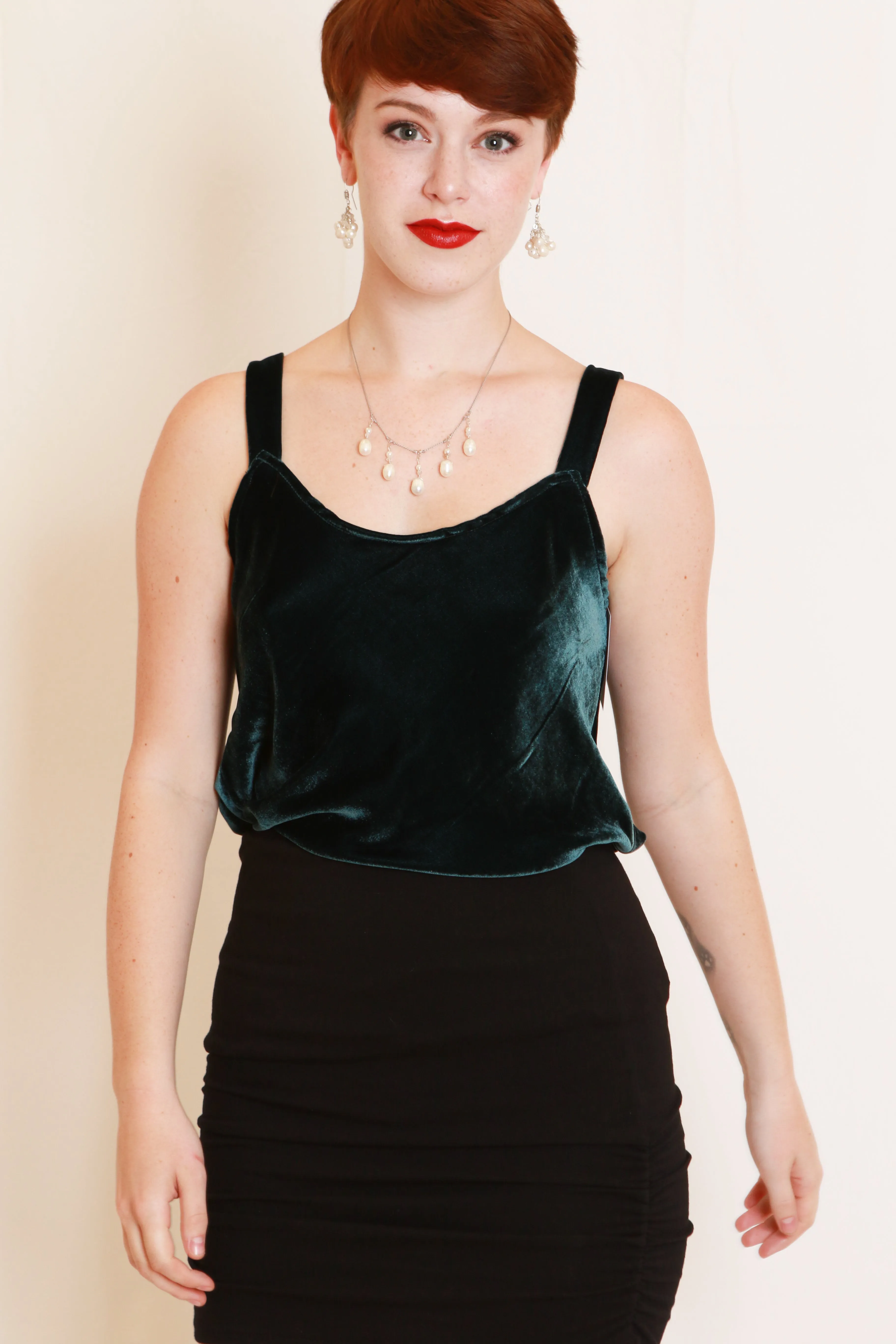 Slip Top in Velvet