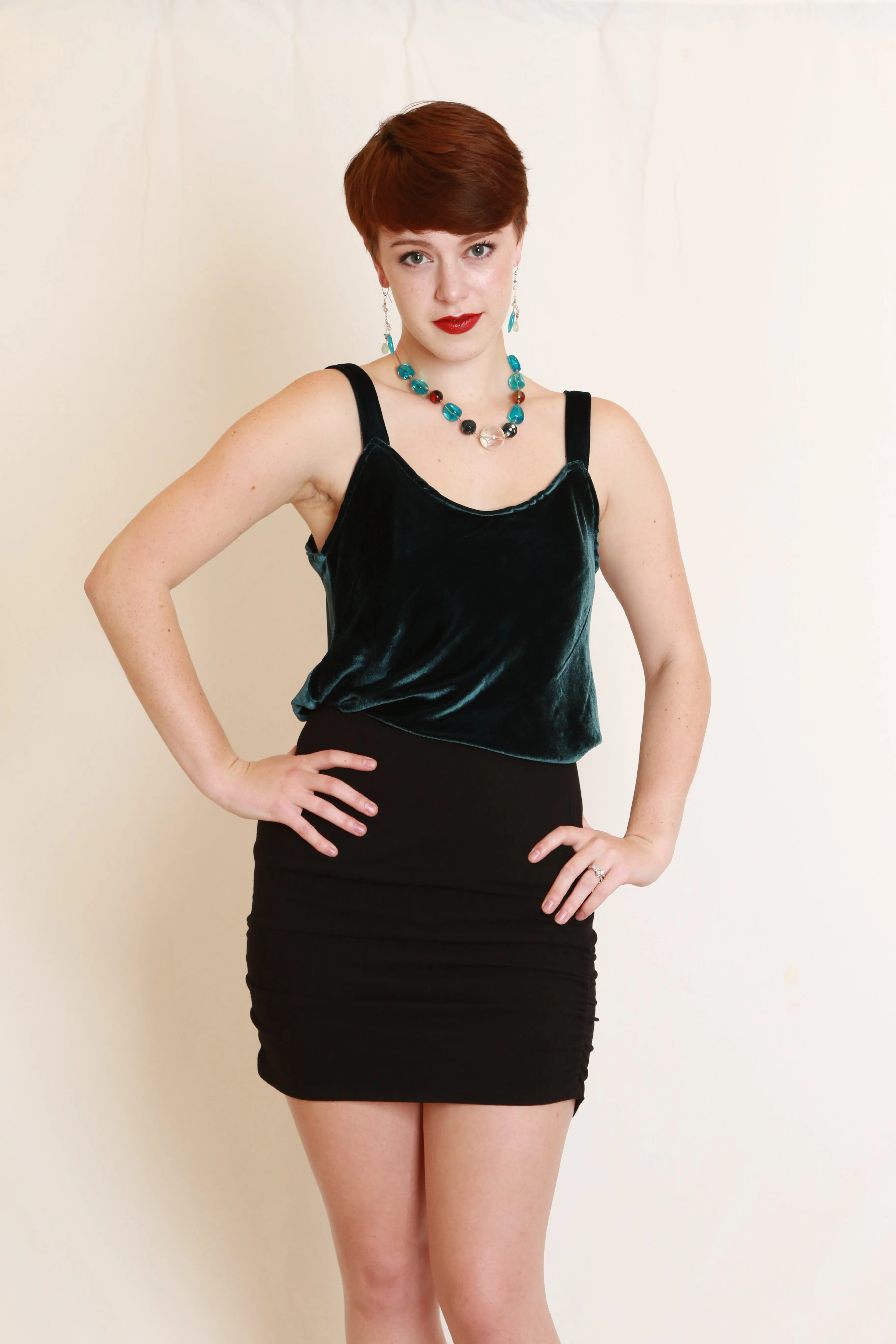 Slip Top in Velvet