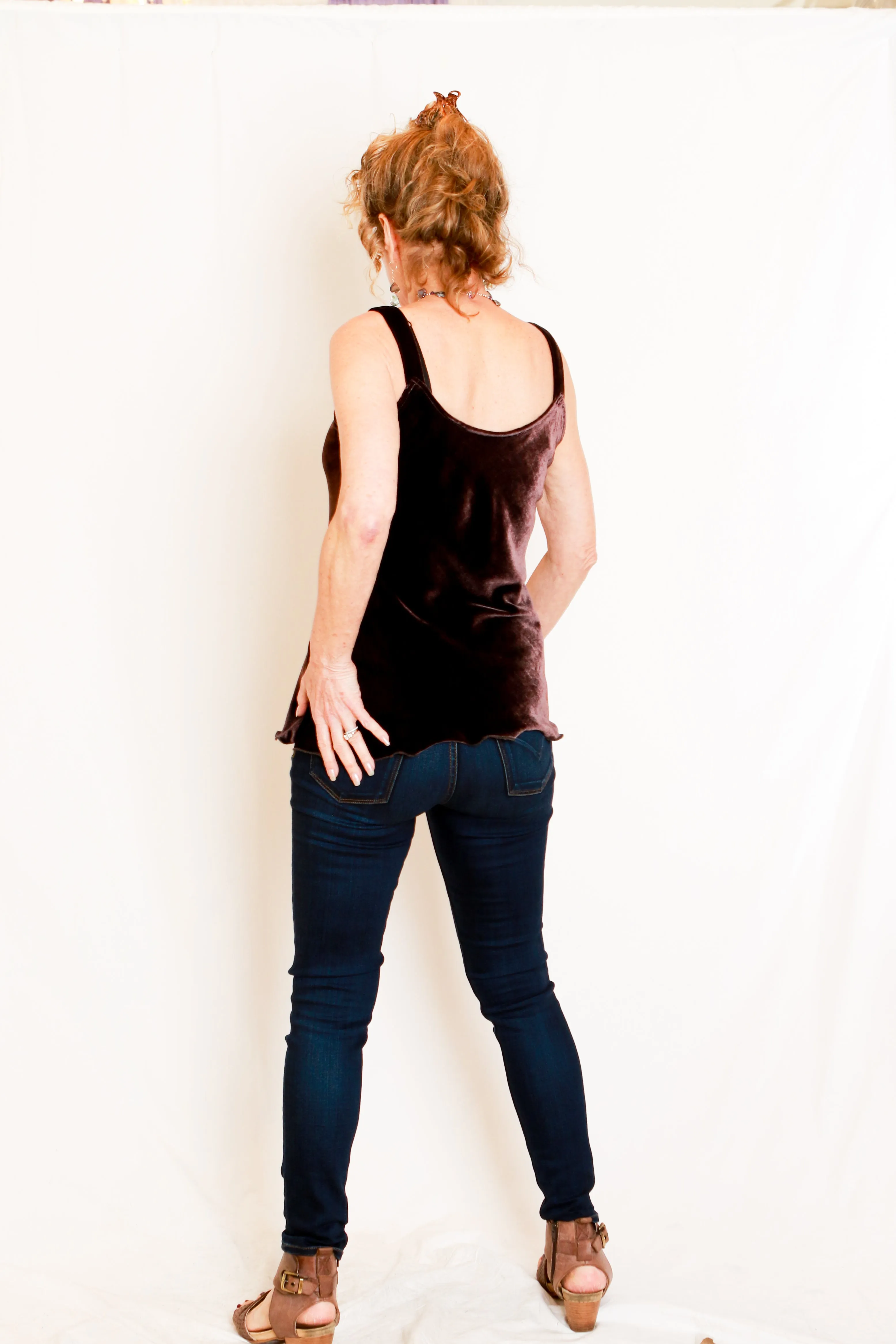 Slip Top in Velvet