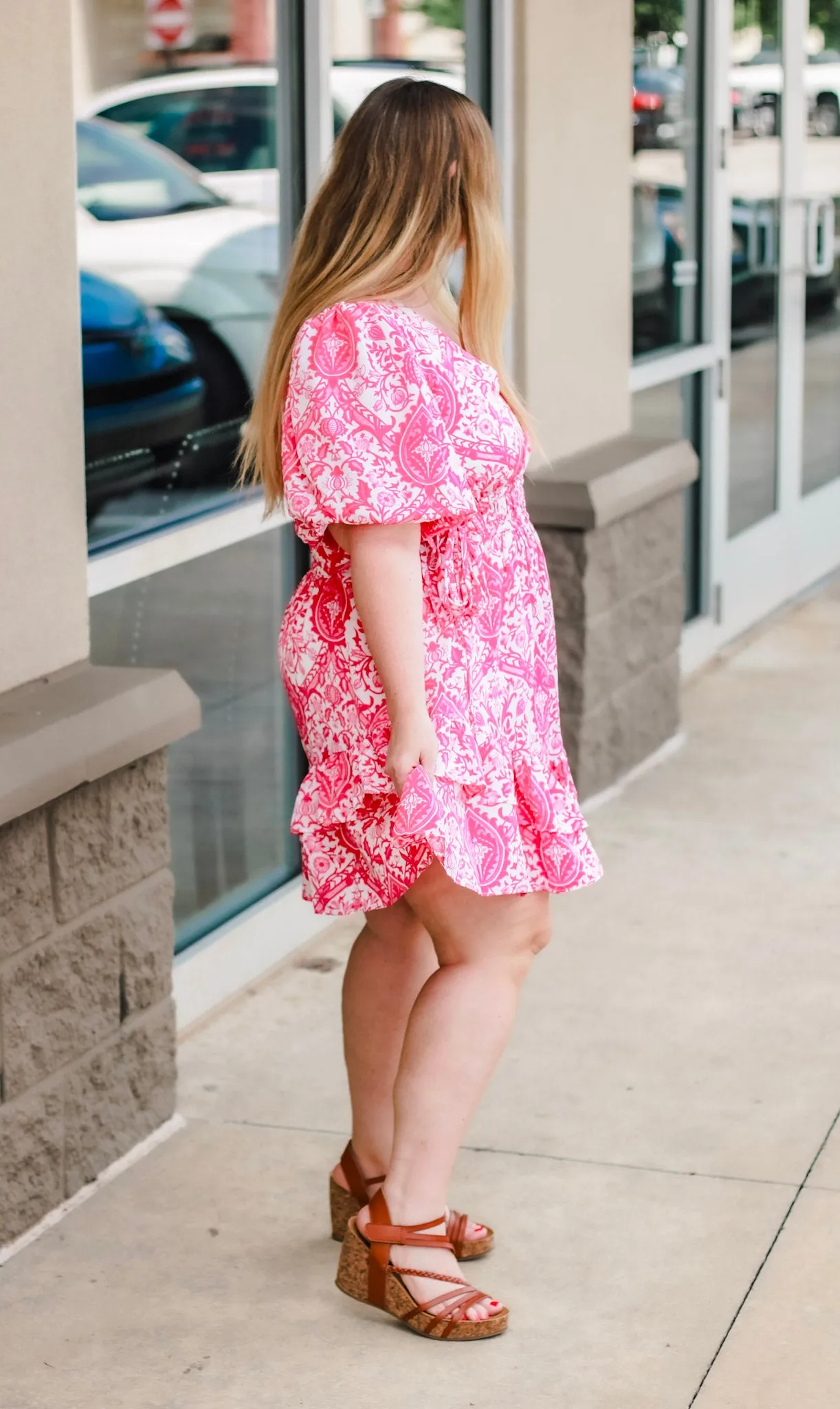 Southern Sophistication Dress in PInk