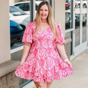 Southern Sophistication Dress in PInk