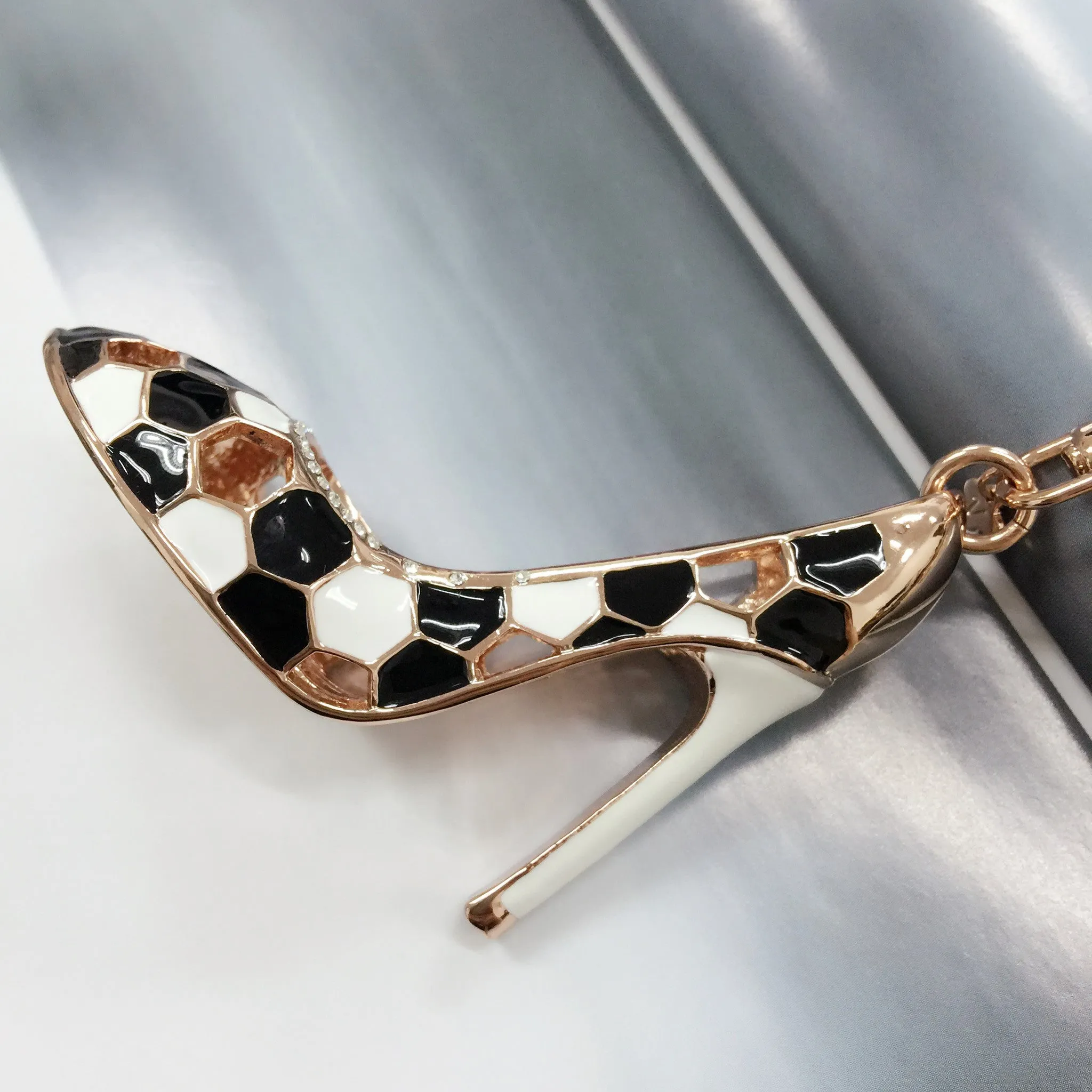 Spotted High Heels Bag Charm