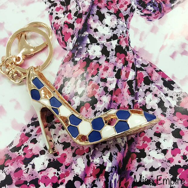 Spotted High Heels Bag Charm