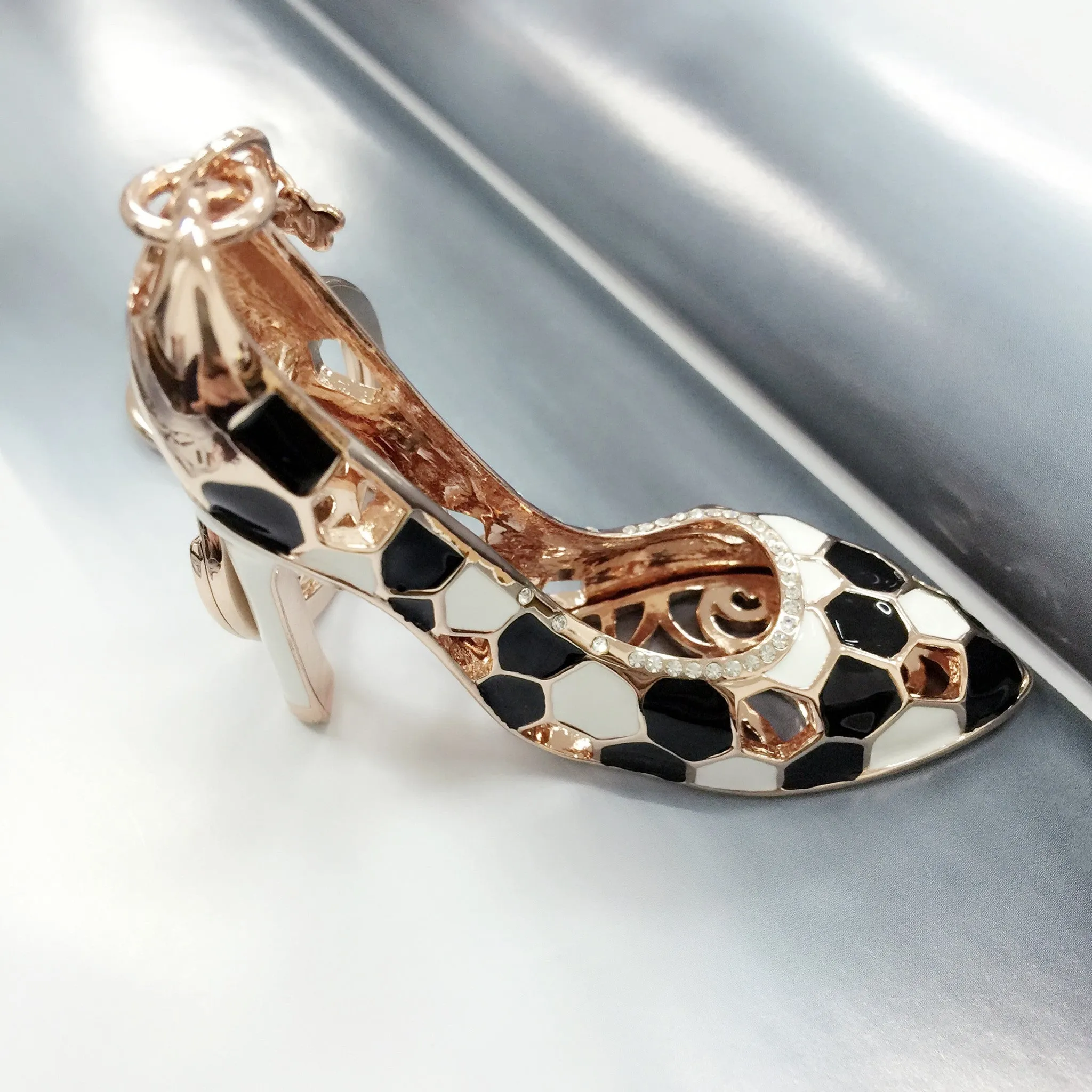 Spotted High Heels Bag Charm