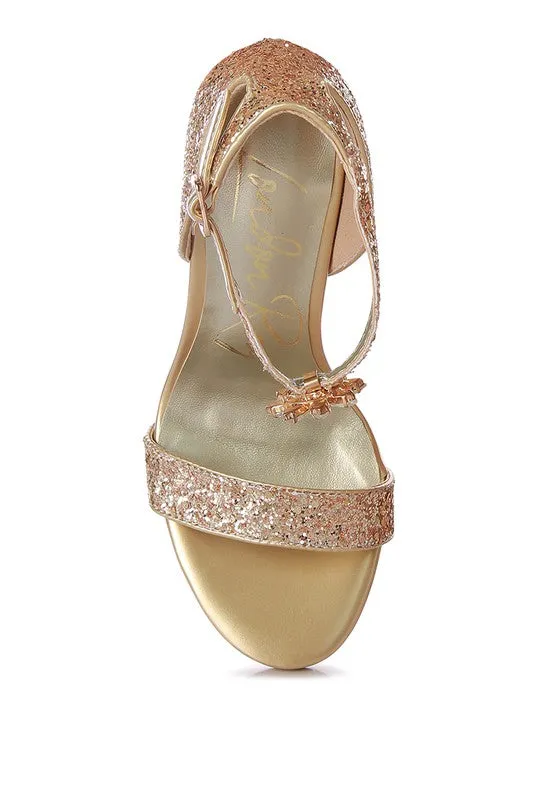 Straight Fire High Heel Glitter Stilettos 4.5" Heel