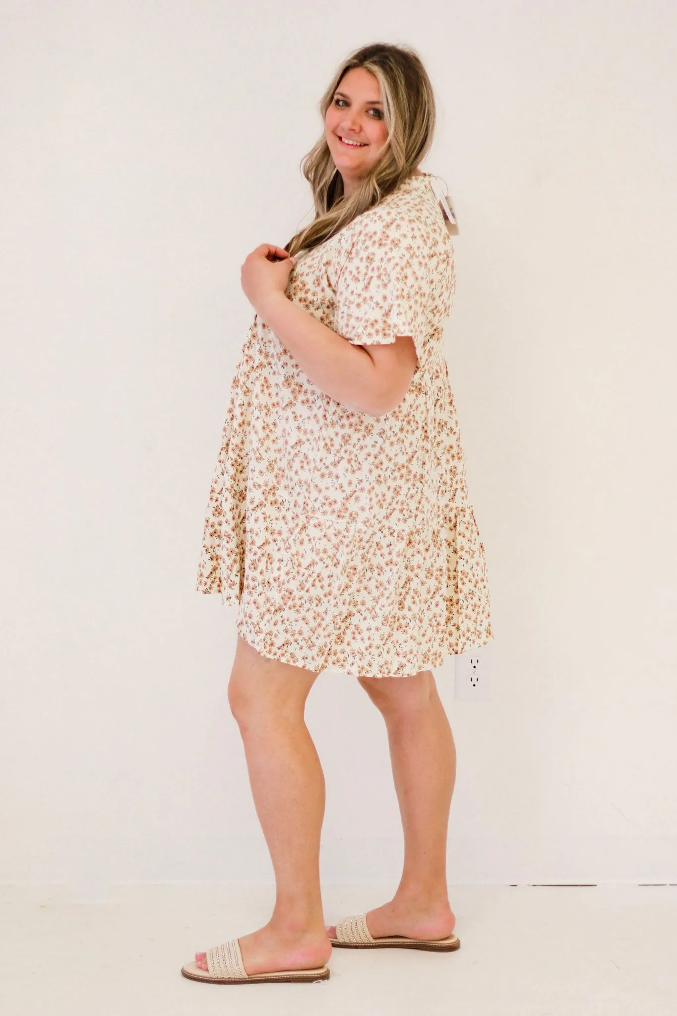 Sweet Caroline Floral Dress