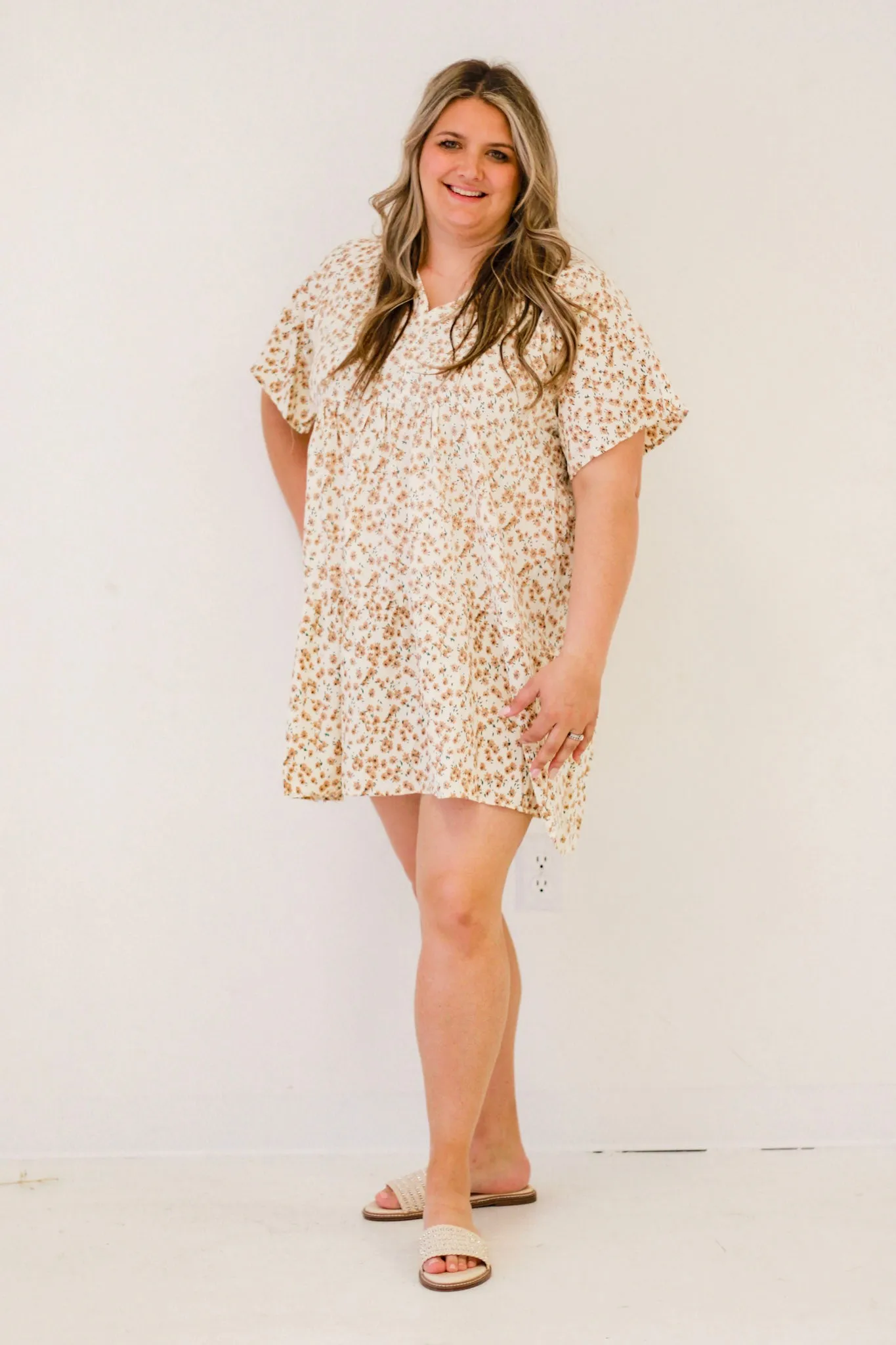 Sweet Caroline Floral Dress