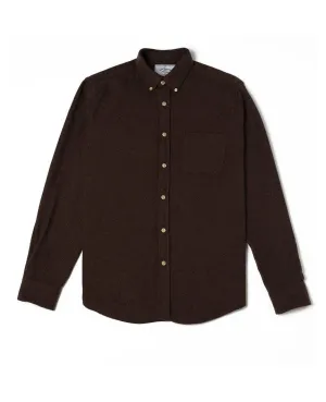 Teca Brown Long Sleeve Buttondown Shirt