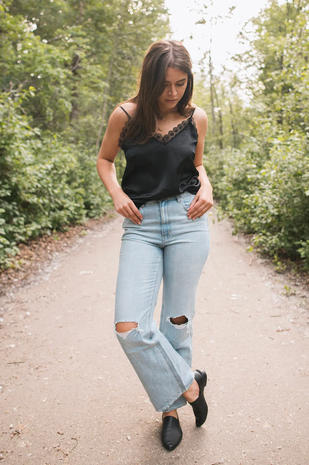 The Jolene High Rise A Line Flares - Spark