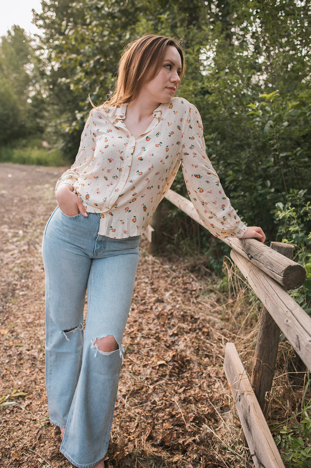 The Jolene High Rise A Line Flares - Spark