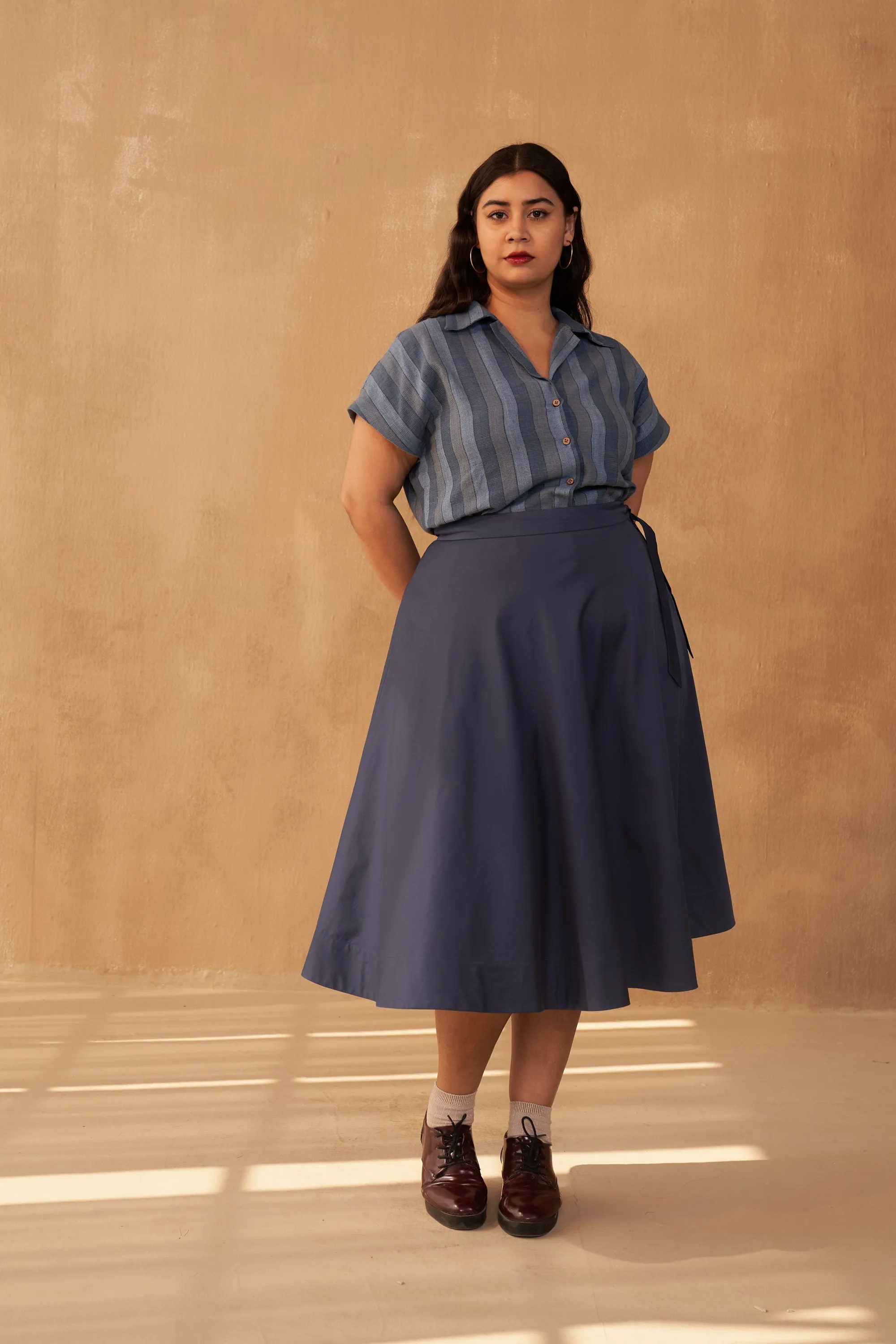 The Joyful Organic Cotton Midi Skirt