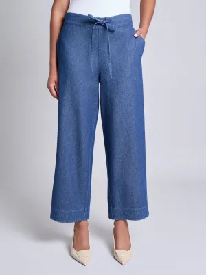 Tie Waist Pant, Chambray