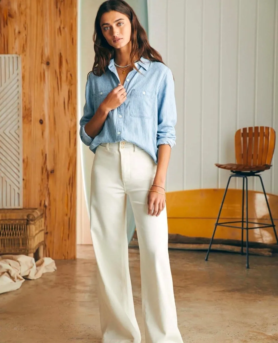 Tried & True Chambray Shirt Stripe