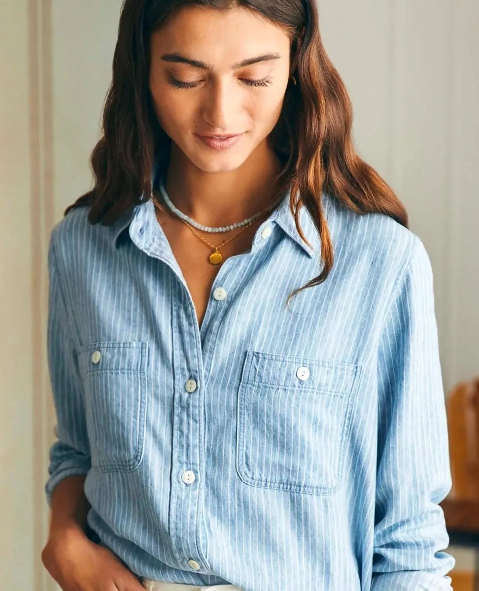 Tried & True Chambray Shirt Stripe