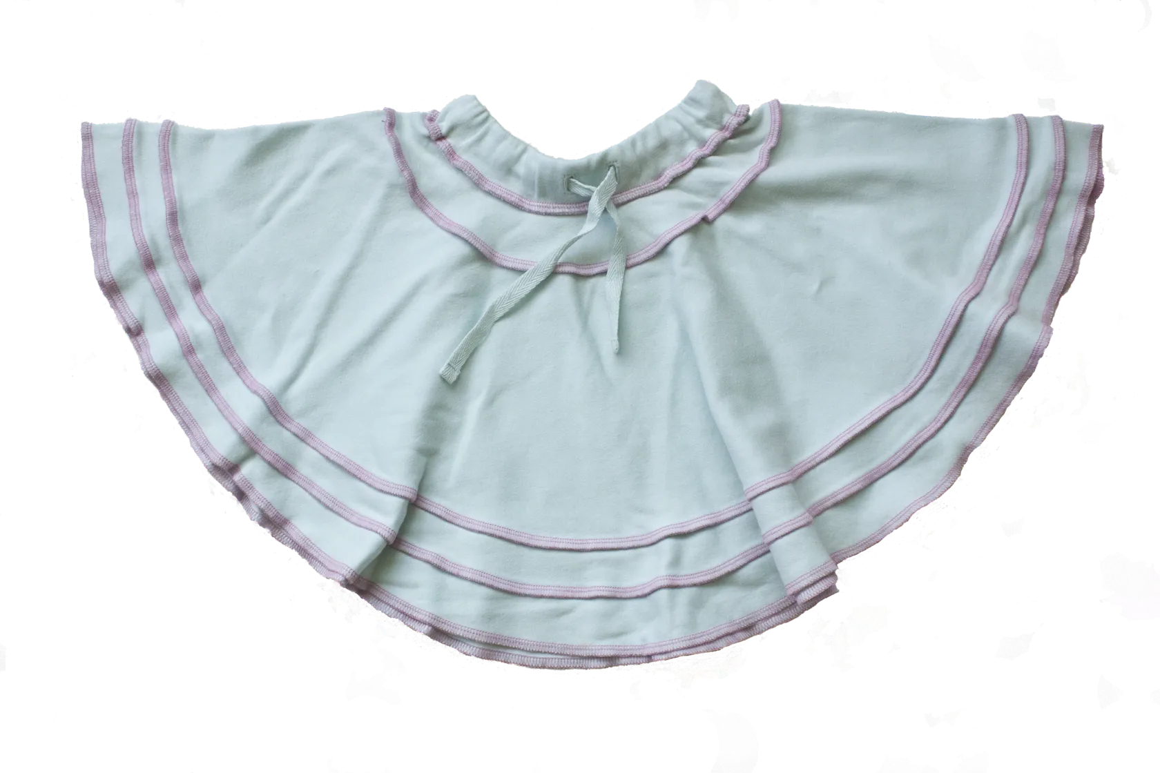 TwOOwls Turquoise/Pink Baby ChaCha Skirt -100% organic cotton