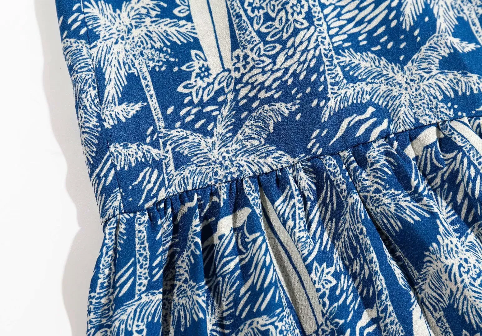 V-neck Slit Floral Printed Midi Dress