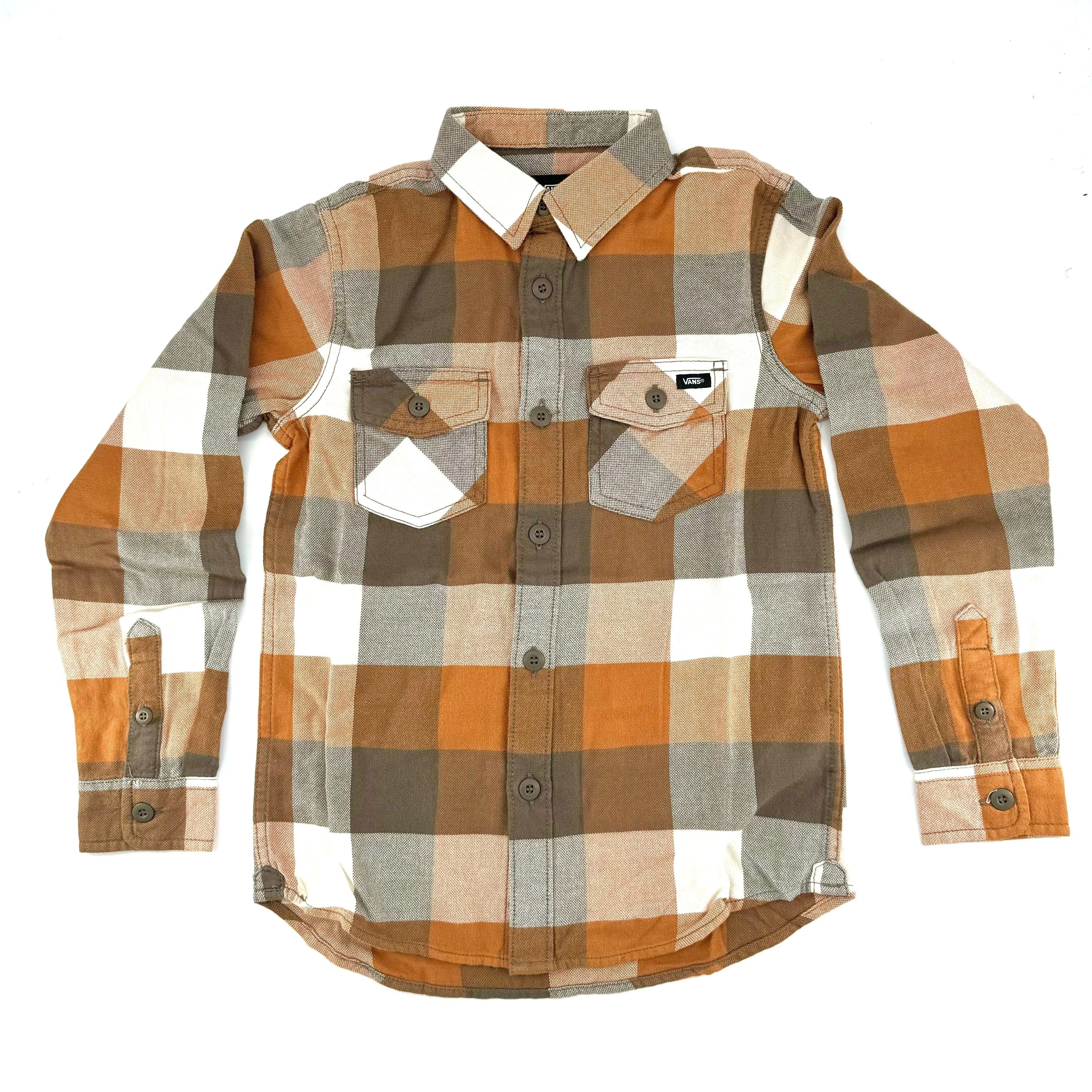VANS Youth Box Flannel Bungee Cord/Brown Sugar