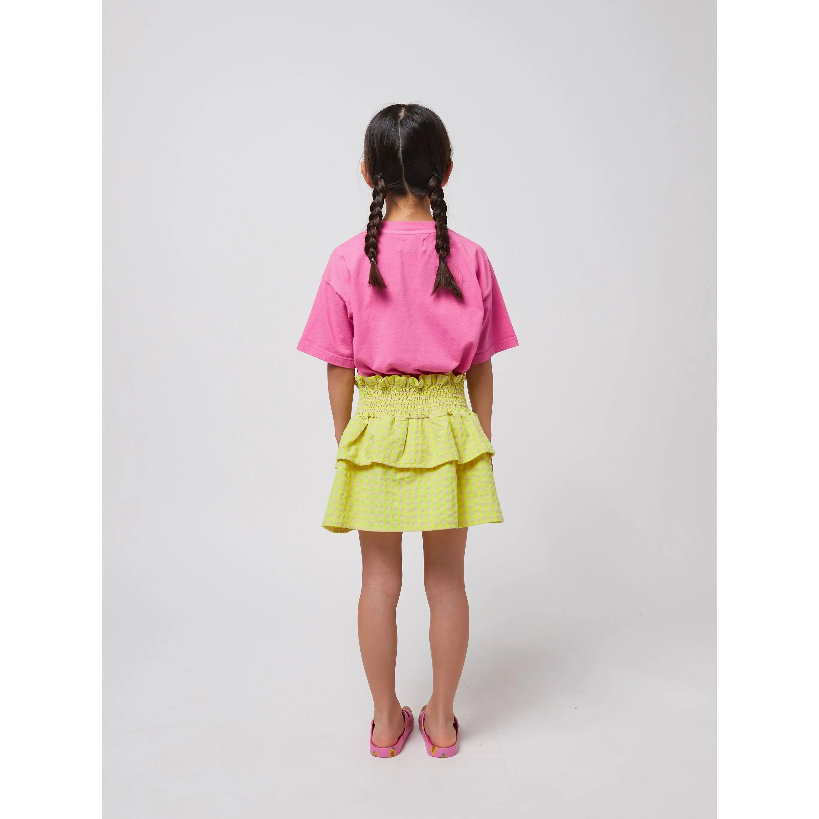 Vichy Ruffle Skirt