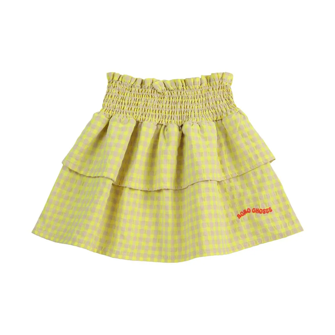 Vichy Ruffle Skirt