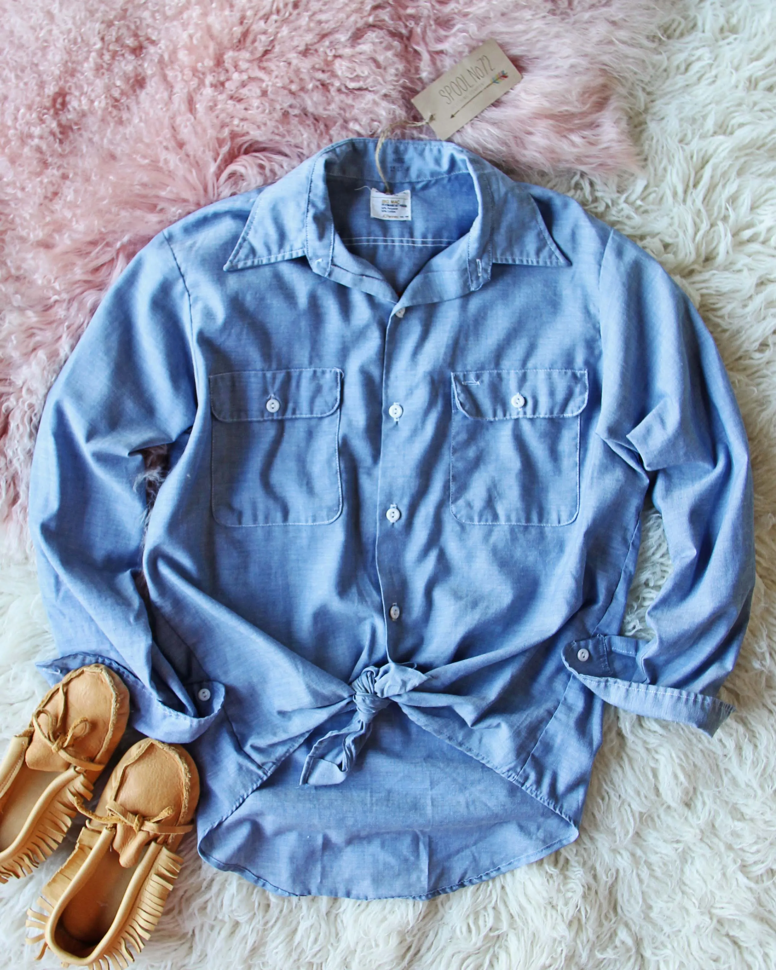 Vintage 70's Rainbow Shirt