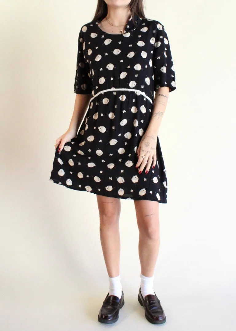 Vintage Floral Dress D0517