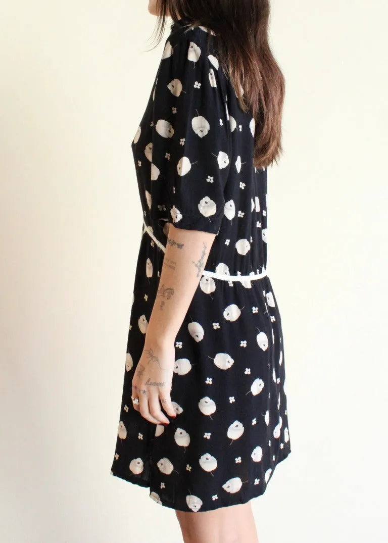 Vintage Floral Dress D0517