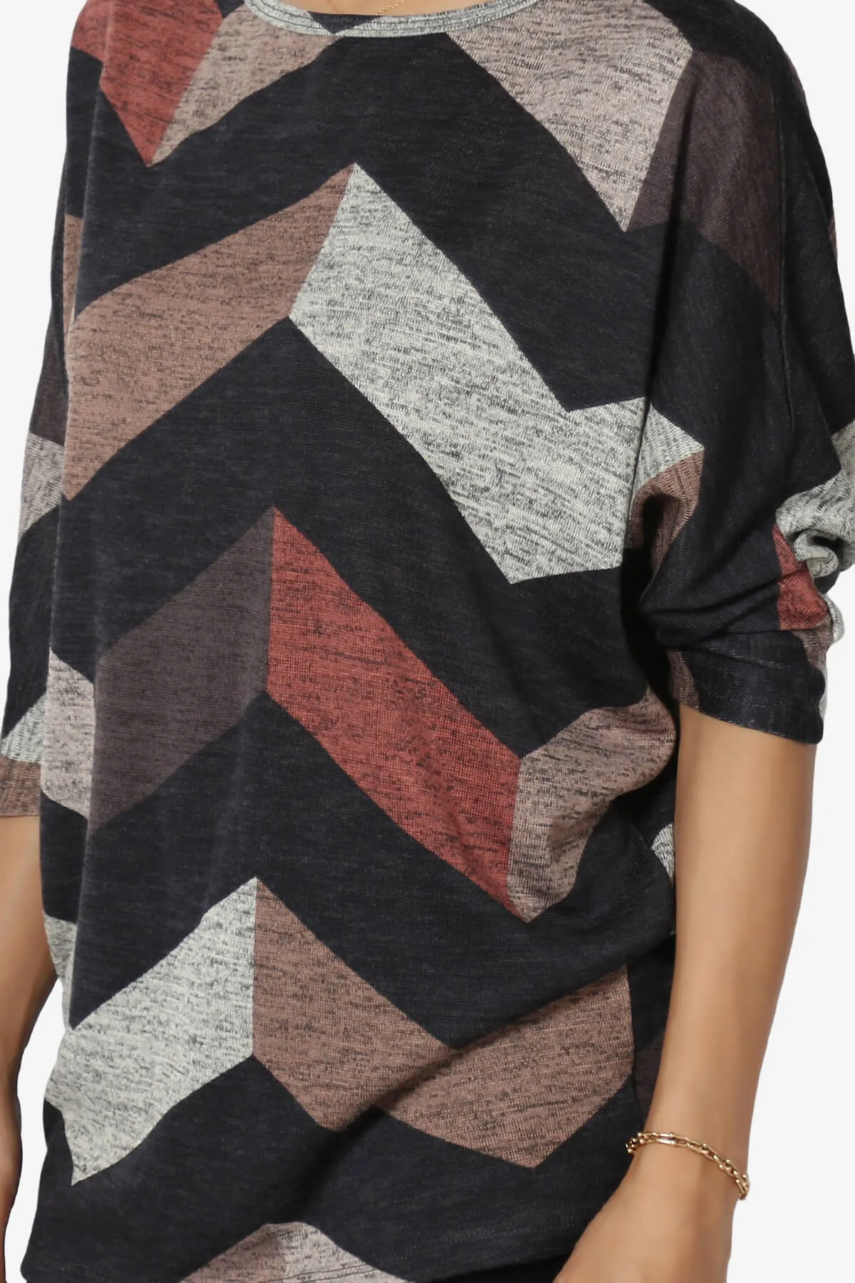 Wanda Printed Dolman Sleeve Top
