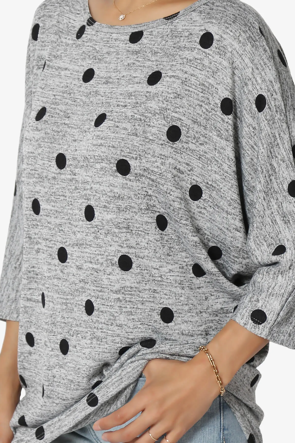Wanda Printed Dolman Sleeve Top